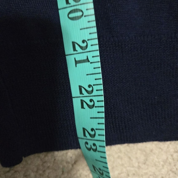 J. Crew 100% Merino Wool Nautical Navy Sweater with Anchor And Star Design. XXS - Picture 10 of 10